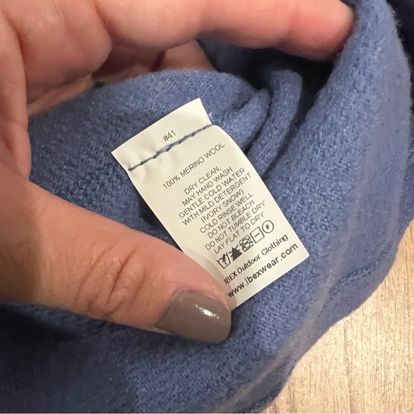 Ibex Wool 1/2 Zip Fleece Pullover Sweater Sweatshirt - Picture 6 of 10